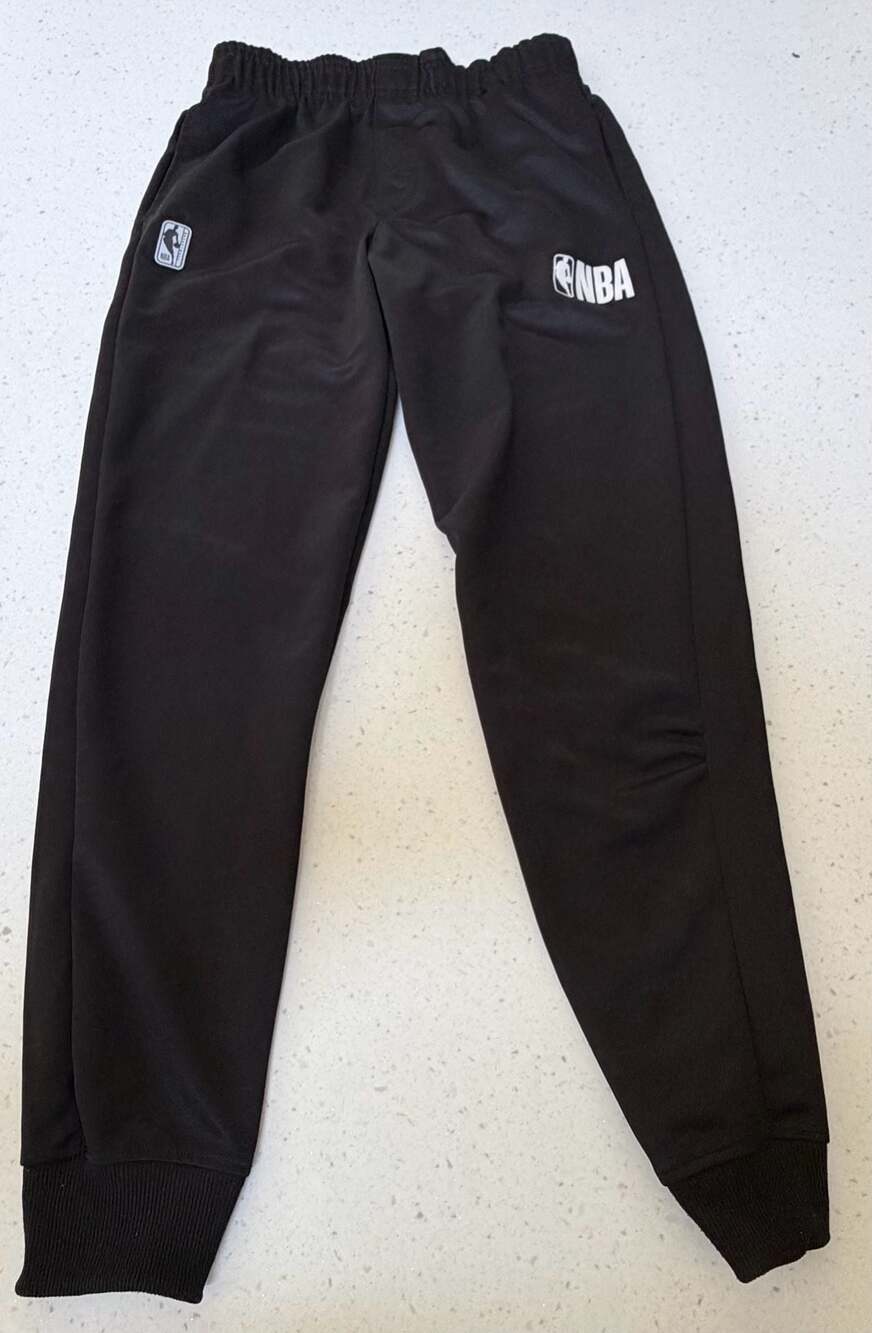 NBA Youth Black Jogger Track Pants Size 14-16